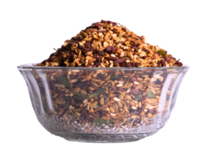A vibrant and sweet mouth freshener bursting with candied fruits and aromatic seeds to uplift your mood and refresh breath.